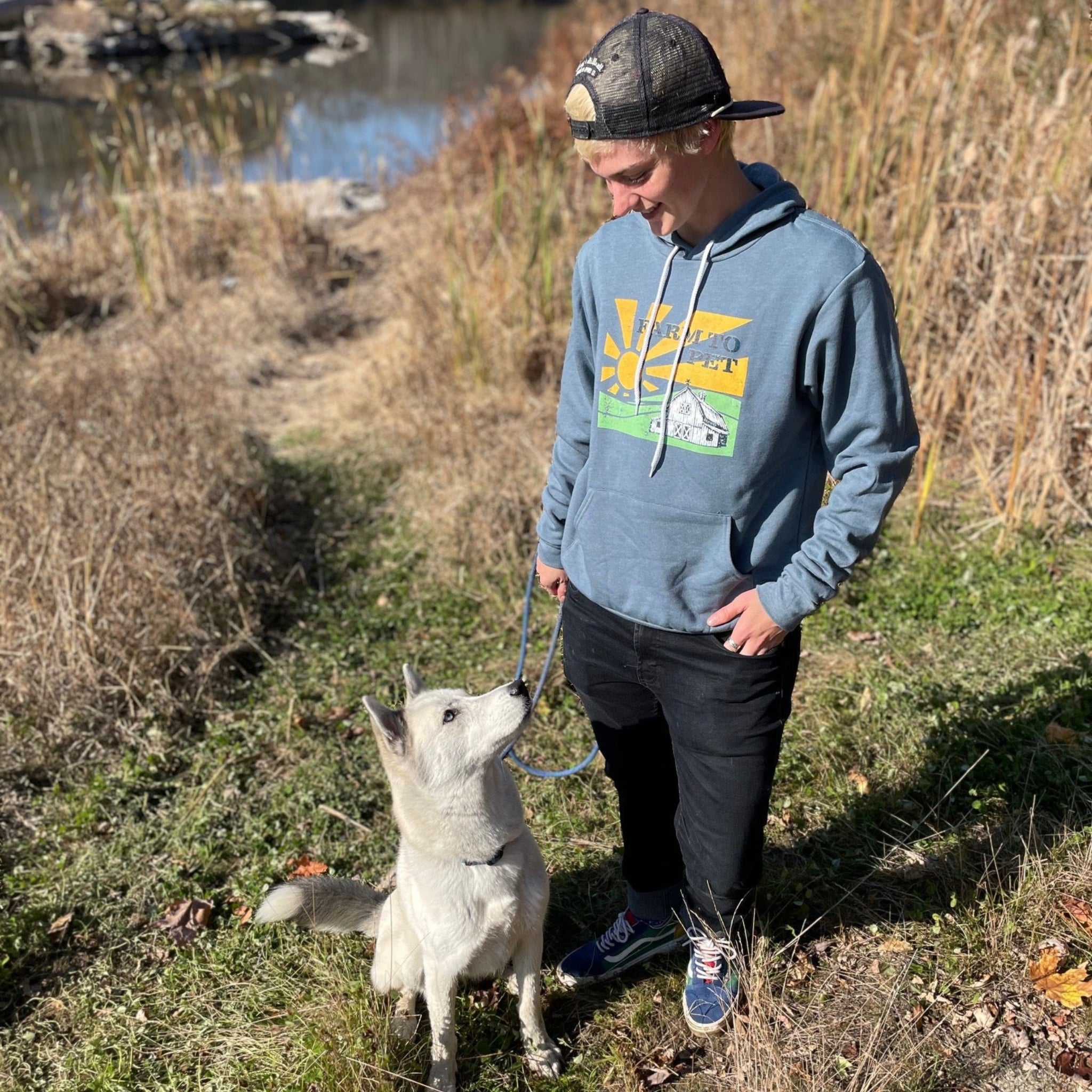 Farm to Pet Original At the Farm Retro Hoodie