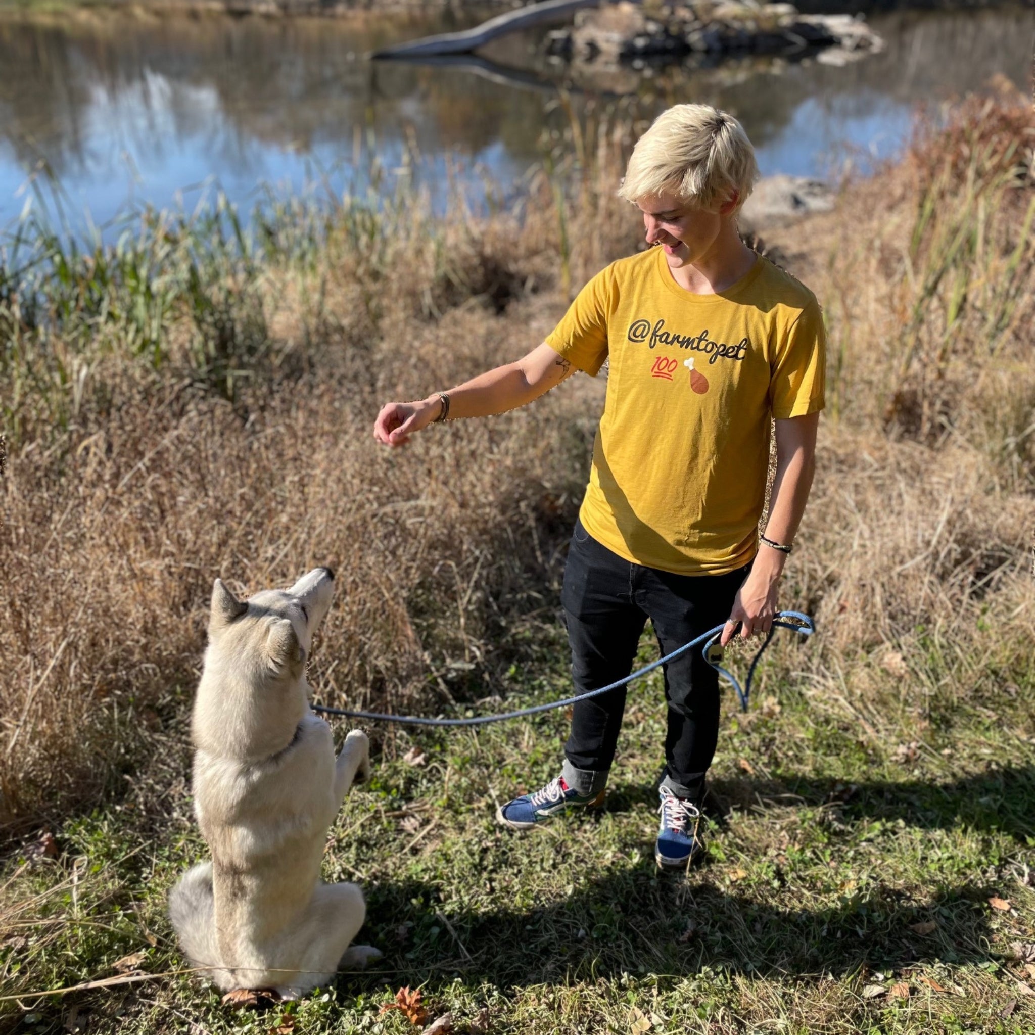 Farm to Pet Original 100% Chicken Adult T-Shirt
