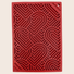 A Farm to Pet Red Hearts Lick Mat  textured with heart pattern on a beige background.