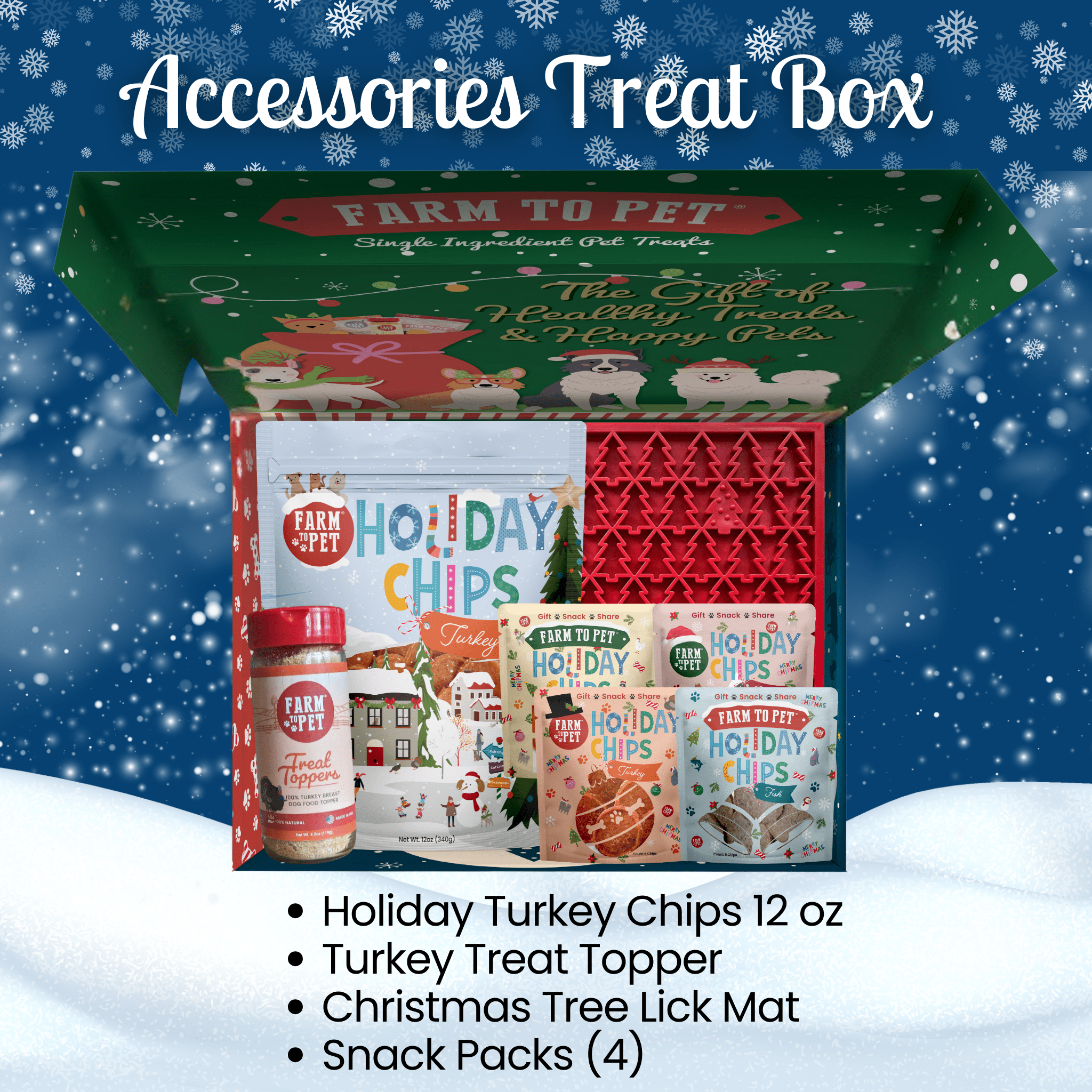 Seasons Treatings Dog Treats & Accessory Box