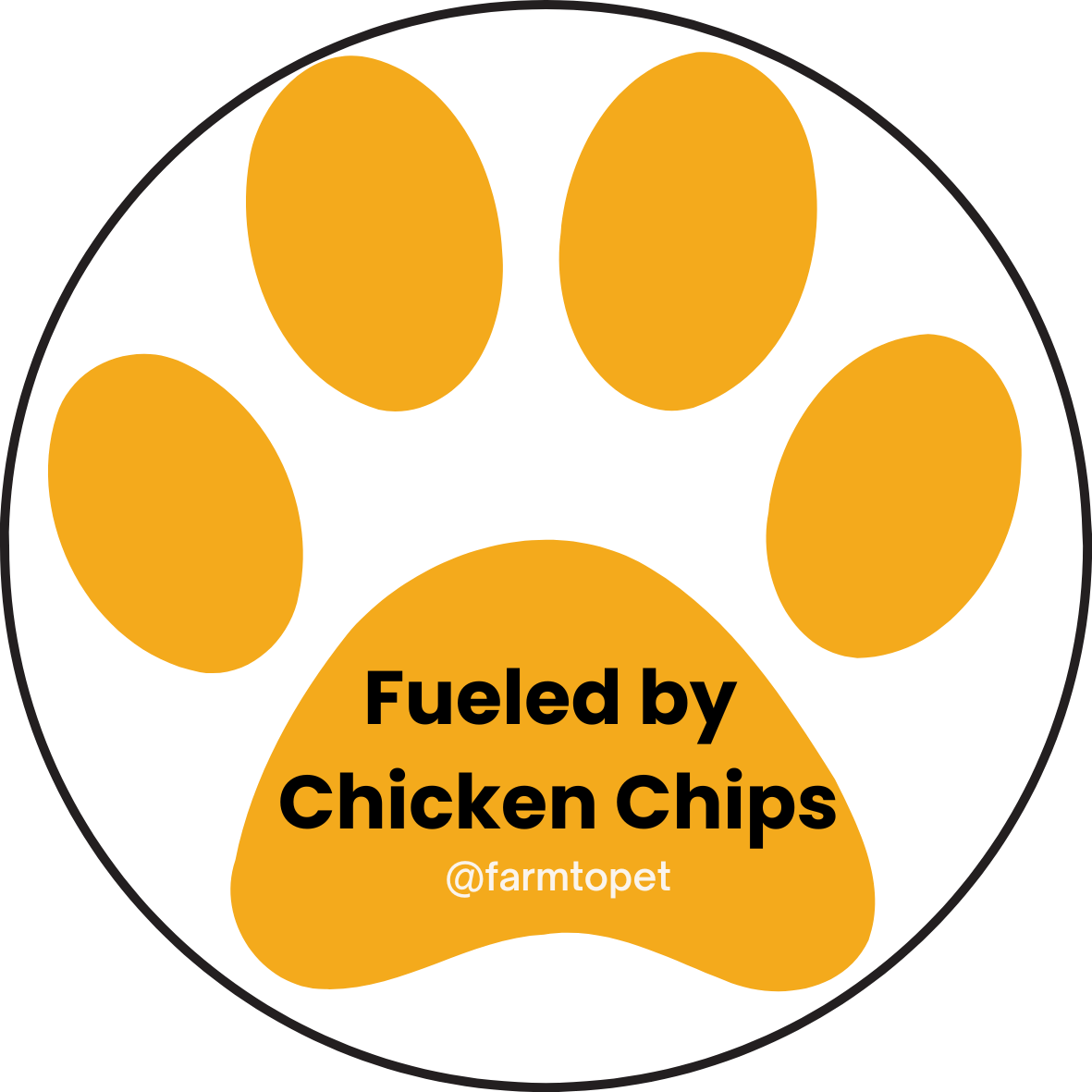 Farm To Pet Stickers - Farm To Pet