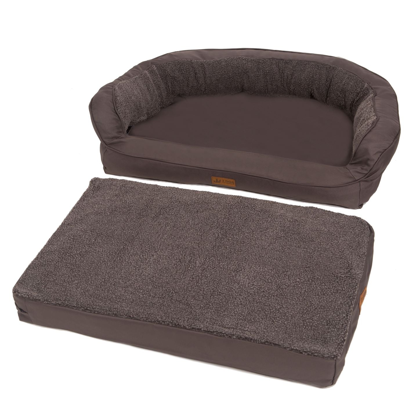 EZ-Wash Fleece Headrest Dog Bed