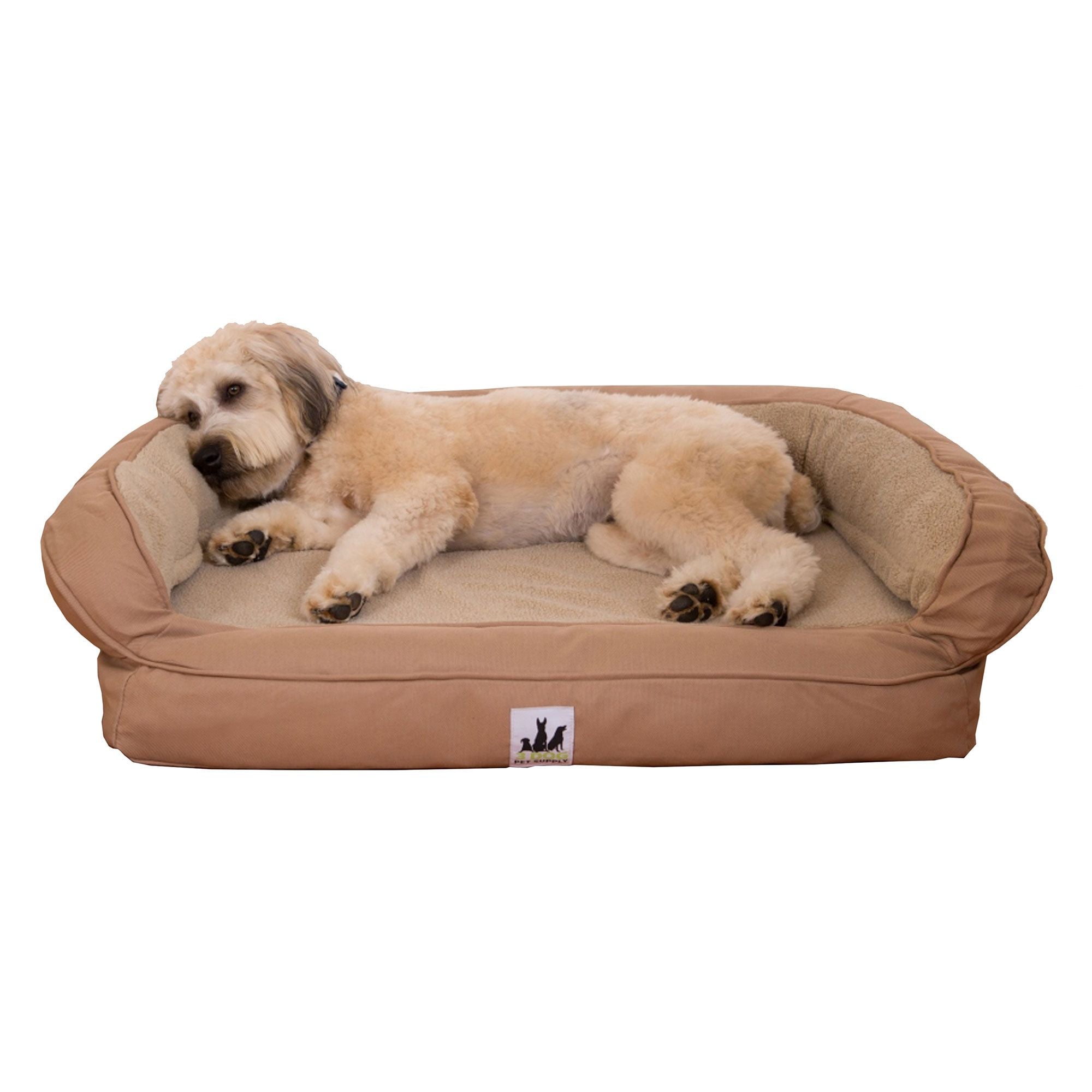 EZ-Wash Fleece Headrest Dog Bed